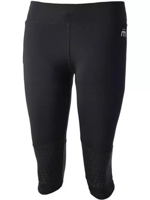 pantaloni de sport pt. femei Mico Woman 3/4 Tight Pants X-Performance Run negru 2