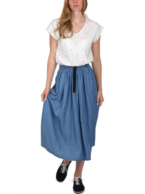 tricou cu maneci scurte pt. femei TBS Paigesan alb 6