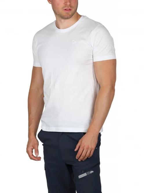tricou cu maneci scurte pt. barbati TBS Pieretee alb 3