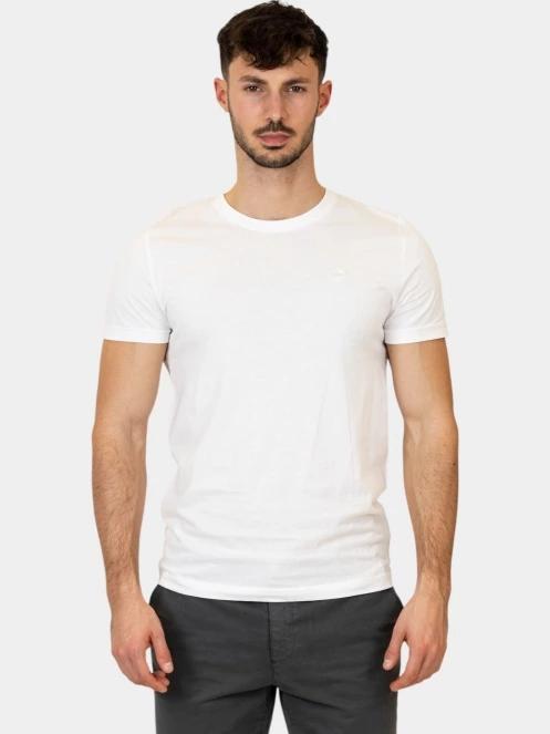 tricou cu maneci scurte pt. barbati TBS Pieretee alb 2