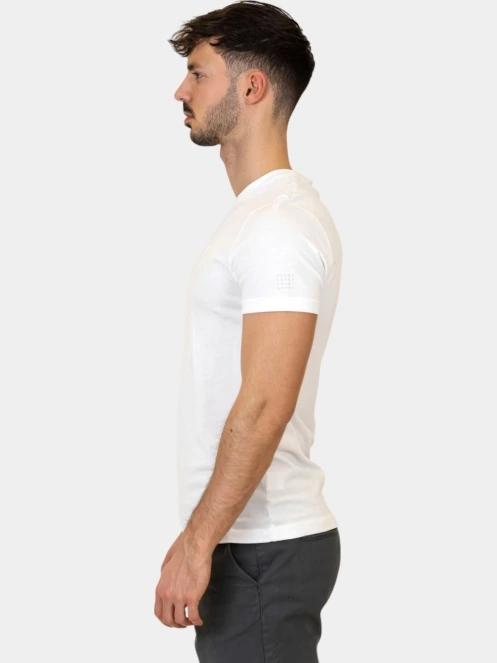 tricou cu maneci scurte pt. barbati TBS Pieretee alb 3