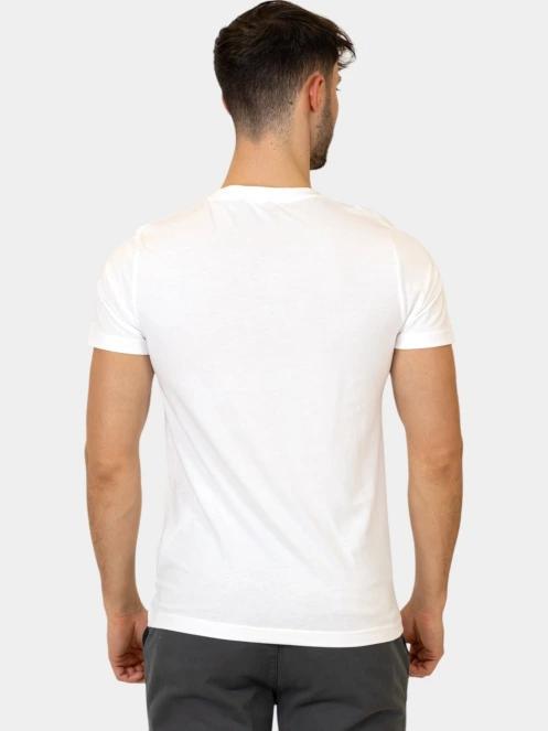 tricou cu maneci scurte pt. barbati TBS Pieretee alb 4