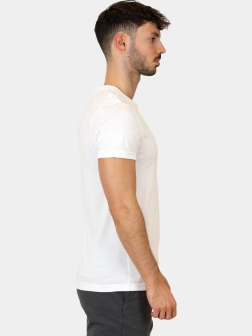 tricou cu maneci scurte pt. barbati TBS Pieretee alb 5