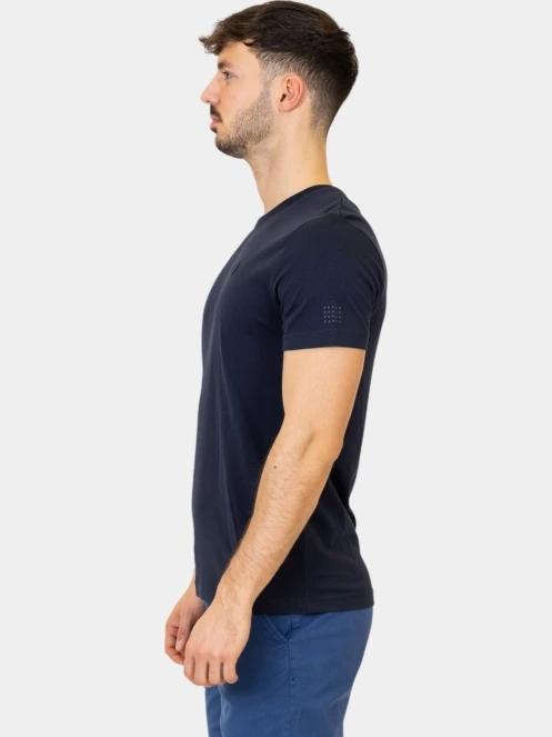 tricou cu maneci scurte pt. barbati TBS Pieretee albastru inchis 3