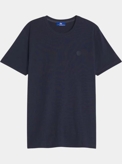 tricou cu maneci scurte pt. barbati TBS Pieretee albastru inchis 6