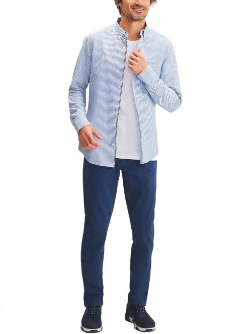 camasa cu maneci lungi pt. barbati TBS Rahanche albastru deschis 5