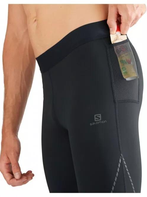 pantaloni de sport pt. barbati Salomon Cross Run Tight M negru 4