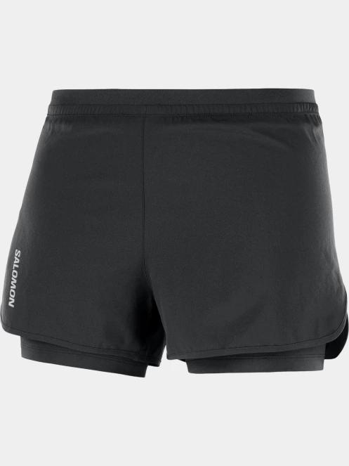 pantaloni scurti pentru sport pt. femei Salomon Cross 2In1 Shorts W negru 2
