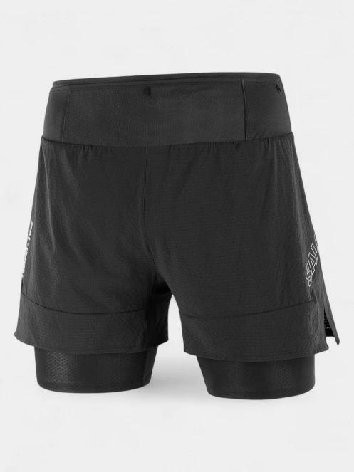 pantaloni scurti pentru sport pt. barbati Salomon Sense Aero 2In1 negru 2