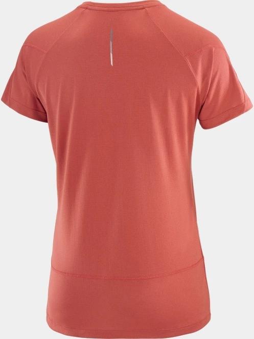 tricou pentru sport, cu maneci scurte pt. femei Salomon Cross Run Ss Tee W rosu 6