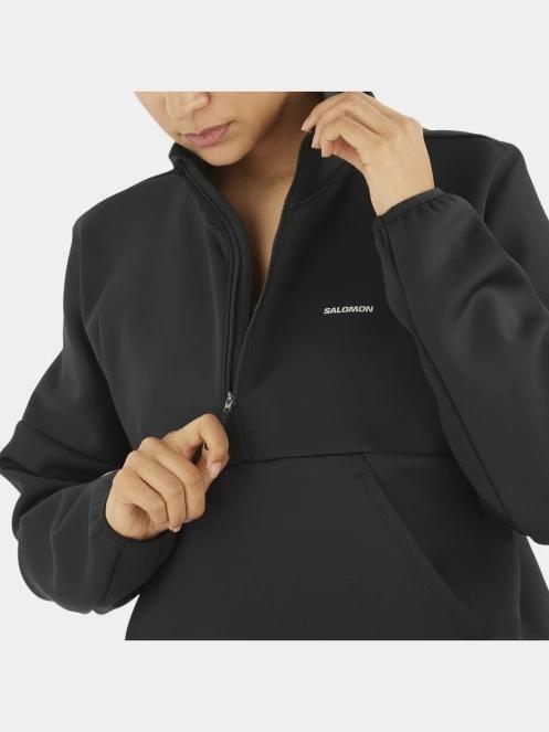 pulover crop pt. femei Salomon Shakeout negru 5