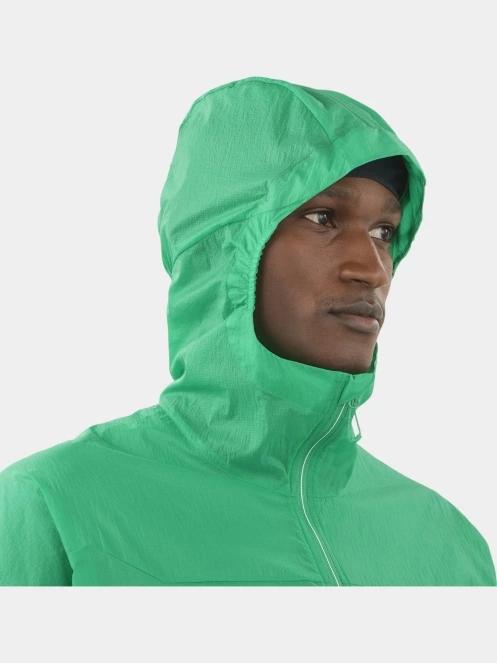 jacheta pentru alergare pt. barbati Salomon Sense Aero Wind verde 8