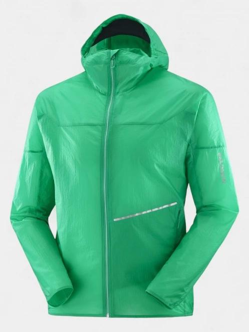 jacheta pentru alergare pt. barbati Salomon Sense Aero Wind verde 9