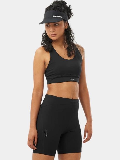 sutien pentru sport pt. femei Salomon Shakeout Core negru 2