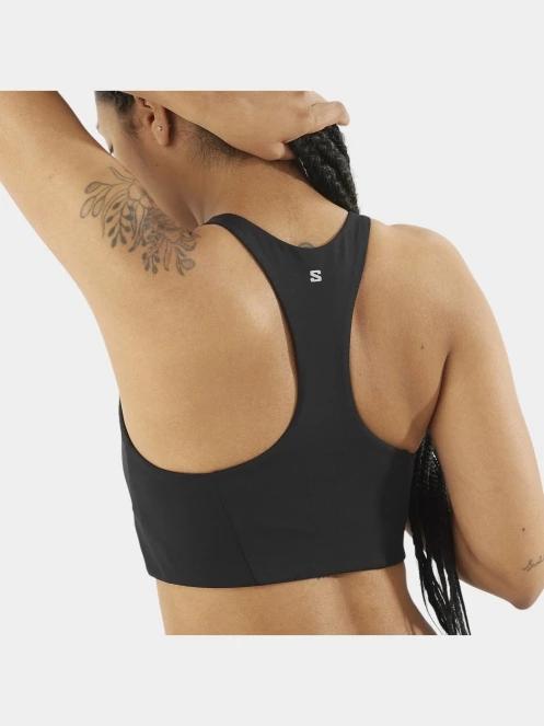 sutien pentru sport pt. femei Salomon Shakeout Core negru 5