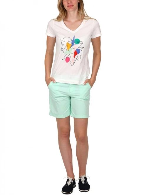 pantaloni scurti pt. femei TBS Santaber verde 7