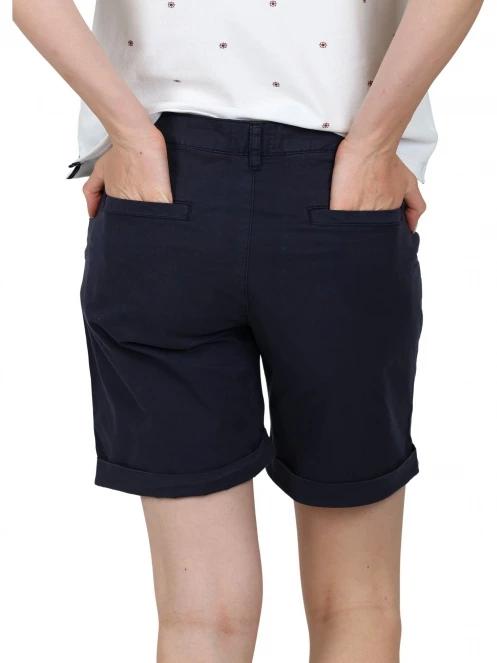 pantaloni scurti pt. femei TBS Santaber albastru inchis 4