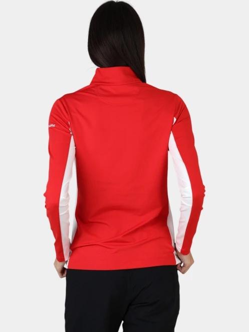 pulover polar pt. femei Schöffel Longsleeve Fiss L rosu 4
