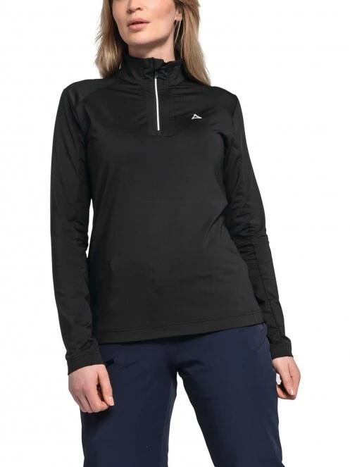 pulover polar pt. femei Schöffel Longsleeve Fiss L negru 2
