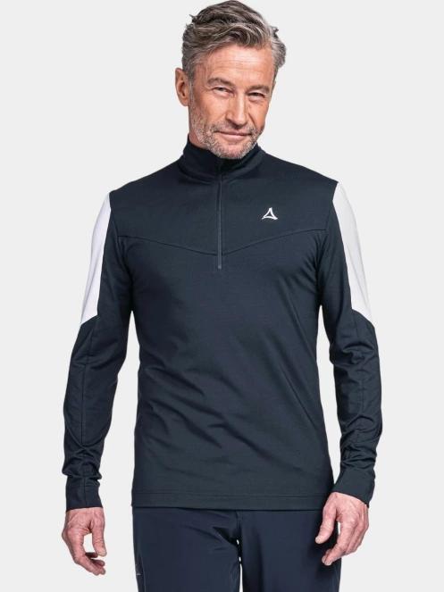pulover polar pt. barbati Schöffel Longsleeve Fiss M albastru inchis 2