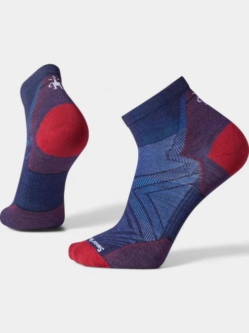 ciorapi sport Smartwool Run Zero Cushion Ankle Socks albastru inchis 2