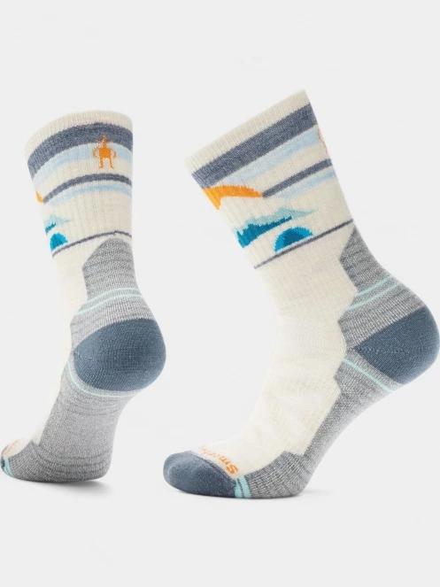 ciorapi pentru drumetii pt. femei Smartwool Women's Hike Light Cushion Mountain Moon Crew Socks nisip 2