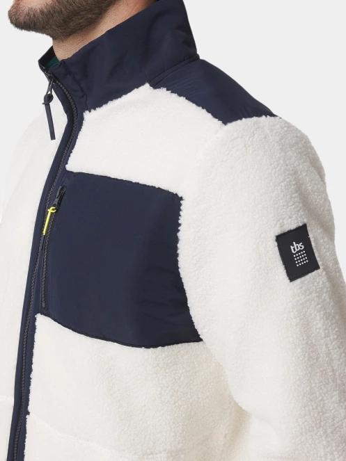 pulover pt. barbati TBS Tibetzip alb 5