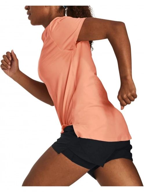 tricou pentru sport, cu maneci scurte pt. femei Under Armour Ua Iso-Chill Laser Tee portocaliu 4