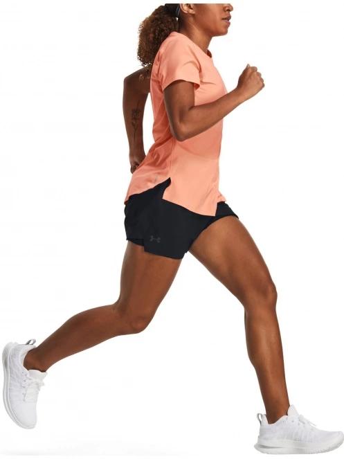 tricou pentru sport, cu maneci scurte pt. femei Under Armour Ua Iso-Chill Laser Tee portocaliu 6