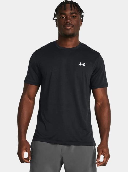 tricou pentru sport, cu maneci scurte pt. barbati Under Armour UA Launch Shortsleeve negru 2