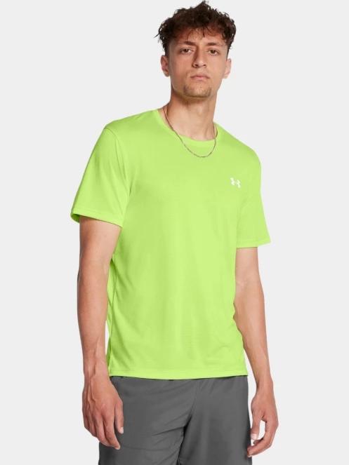 tricou pentru sport, cu maneci scurte pt. barbati Under Armour UA Launch Shortsleeve verde 2