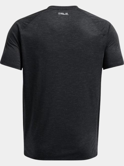 tricou pentru sport, cu maneci scurte pt. barbati Under Armour Ua Trail Run Shortsleeve gri 5