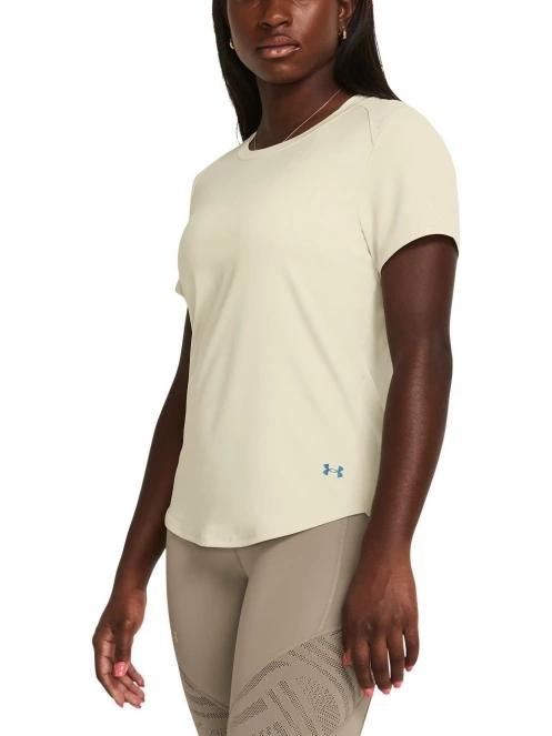 tricou pentru sport, cu maneci scurte pt. femei Under Armour Rush Vent SS nisip 2
