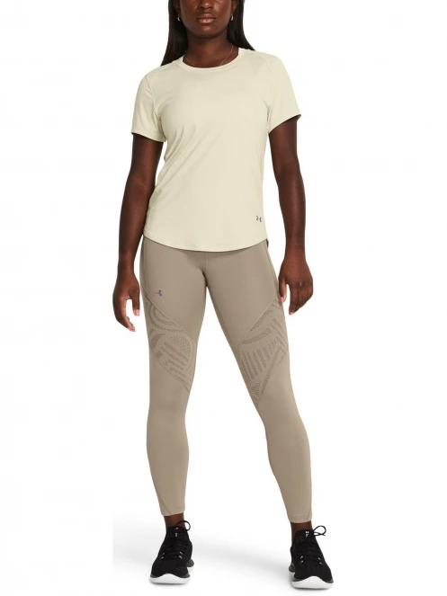 tricou pentru sport, cu maneci scurte pt. femei Under Armour Rush Vent SS nisip 4