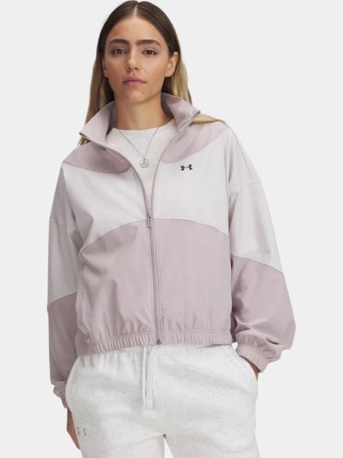 pulover pt. femei Under Armour UA Rival Woven Jacket gri 2