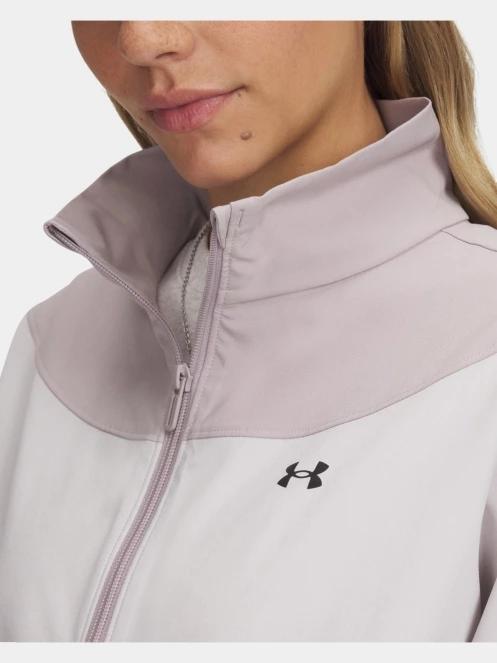 pulover pt. femei Under Armour UA Rival Woven Jacket gri 4