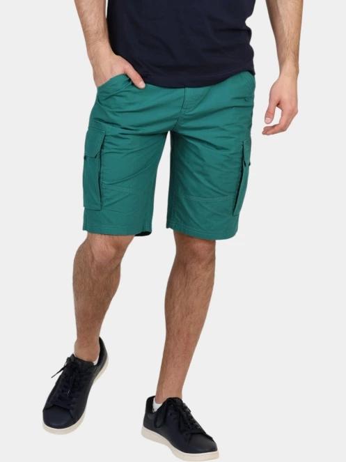 pantaloni scurti cu buzunare laterale pt. barbati TBS Valenber verde 2