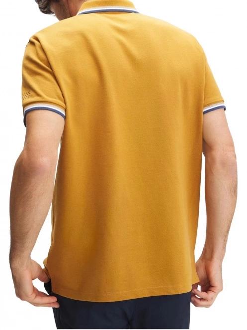 tricou cu guler pt. barbati TBS Yvanepol maro 3
