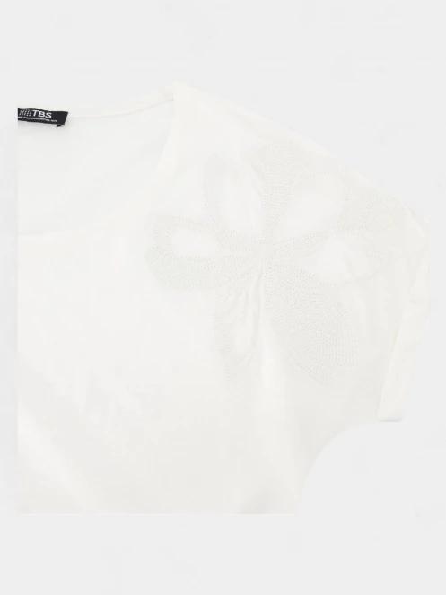 tricou cu maneci scurte pt. femei TBS Zeldatee alb 7