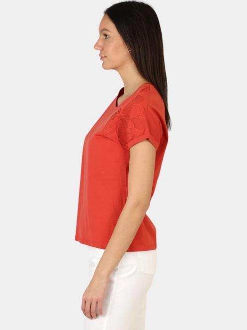tricou cu maneci scurte pt. femei TBS Zeldatee rosu 3