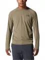 tricou cu maneci lungi, pentru sport pt. barbati Mountain Hardwear Crater Lake Long Sleeve Crew verde 1