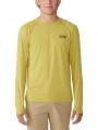 tricou cu maneci lungi pt. barbati Mountain Hardwear Crater Lake Long Sleeve Crew galben 1