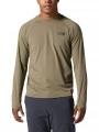 tricou cu maneci lungi pt. barbati Mountain Hardwear Crater Lake Long Sleeve Crew verde 1