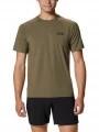 tricou pentru sport, cu maneci scurte pt. barbati Mountain Hardwear Crater Lake Short Sleeve verde 1