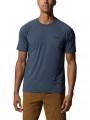 tricou pentru sport, cu maneci scurte pt. barbati Mountain Hardwear Crater Lake Short Sleeve albastru 1