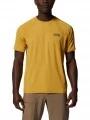 tricou pentru sport, cu maneci scurte pt. barbati Mountain Hardwear Crater Lake Short Sleeve galben 1