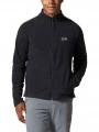 pulover polar pt. barbati Mountain Hardwear Polartec Microfleece Full Zip negru 1