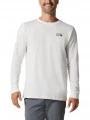 tricou cu maneci lungi pt. barbati Mountain Hardwear MHW Logo ina Box Long Sleeve gri 1