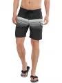 sort de plaja pt. barbati Fundango Salimu Boardshort negru 1