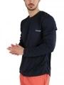 lycra cu maneci lungi pt. barbati Fundango Maurice Long Rashguard albastru inchis 1